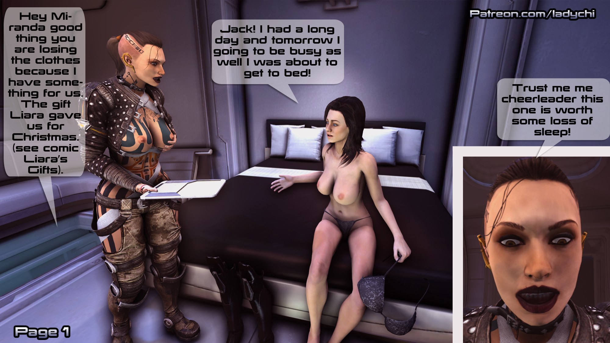 2000px x 1125px - Ladychi - Jack's Dream (Mass Effect) | Porn Comics