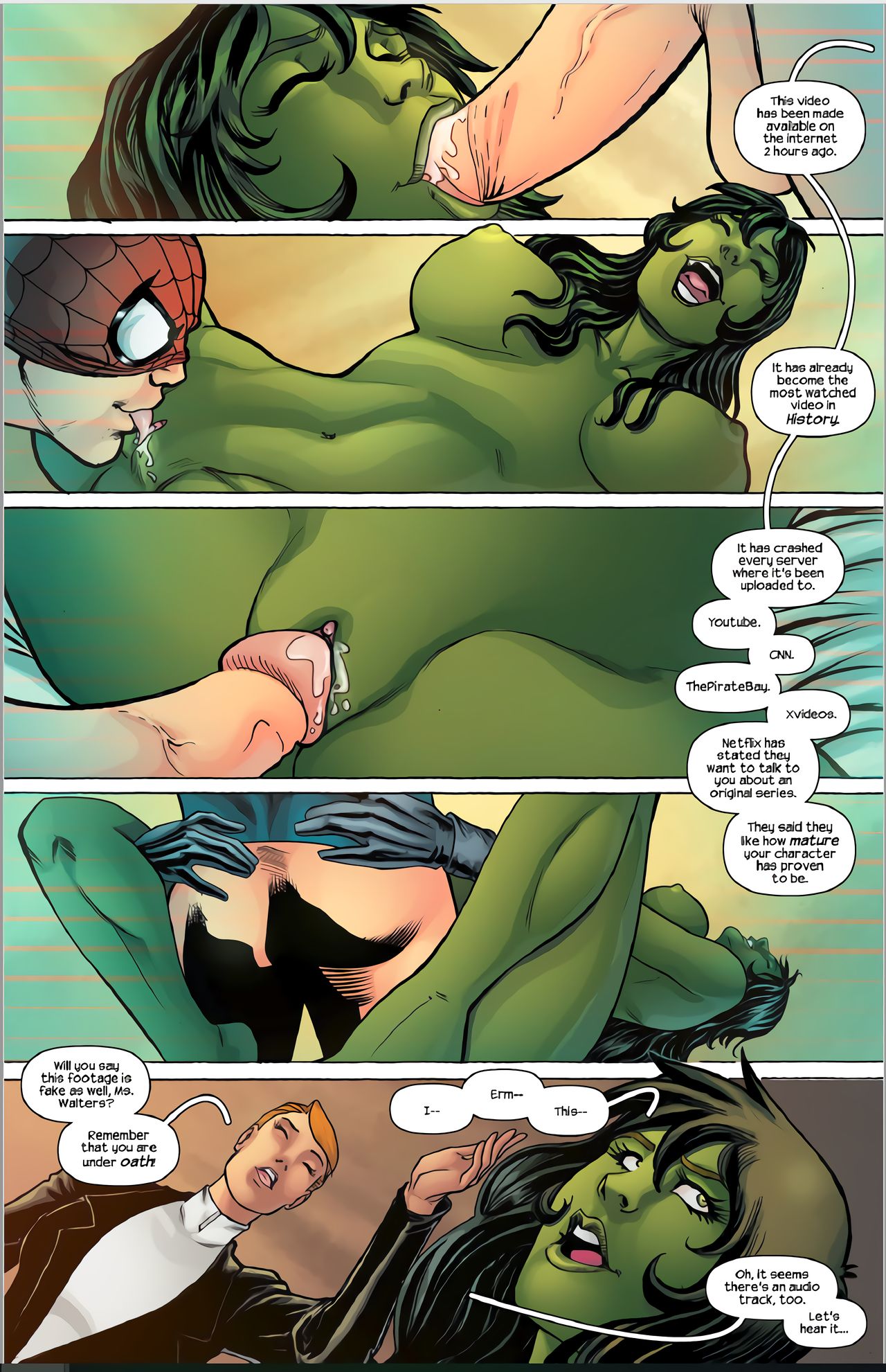 Tracy scops) -Rllas - She-Hulk | Porn Comics