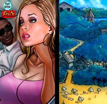 Animated Porn Interracial - SHOOTERM â€“ Black'n'blondes | Porn Comics