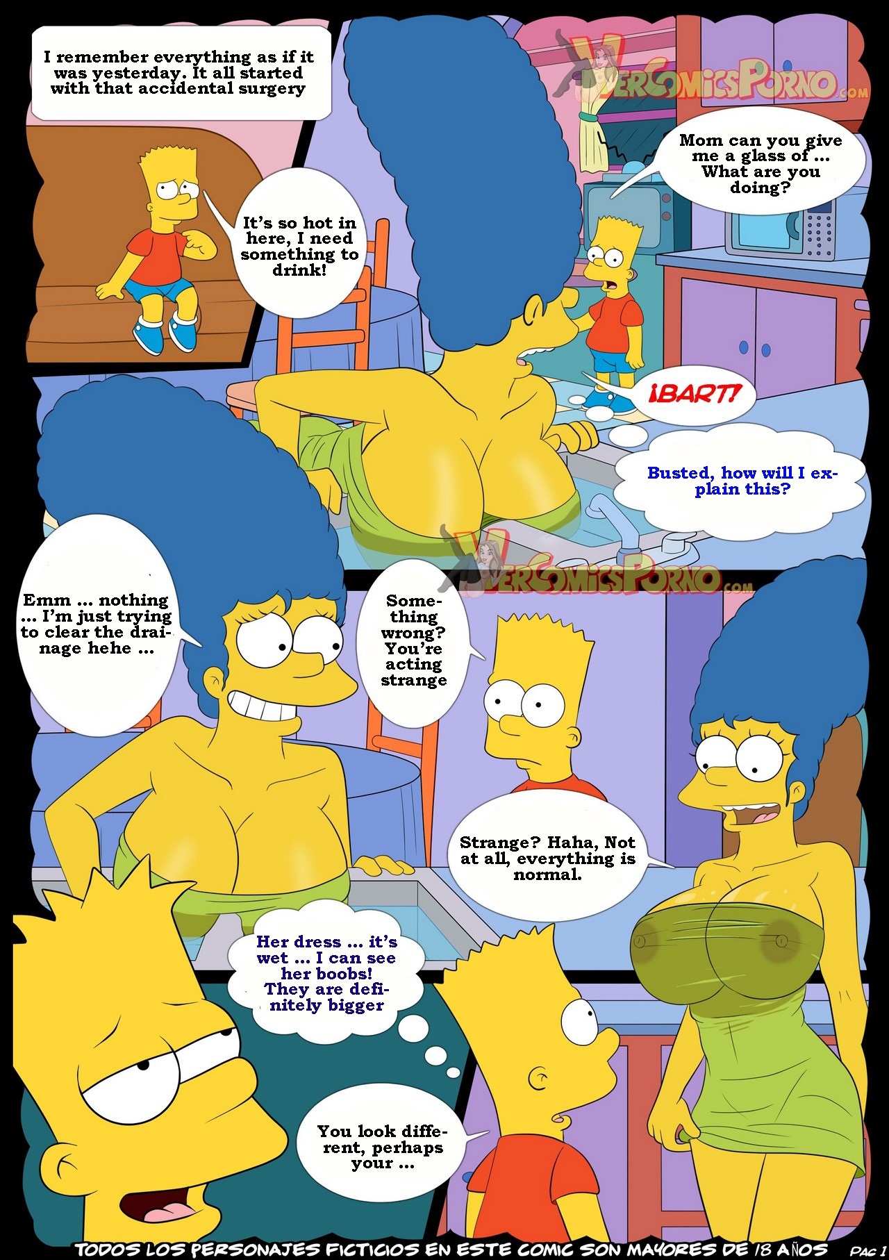 1280px x 1814px - Croc) Simpsons â€“ Los Simpsons 3 | Porn Comics