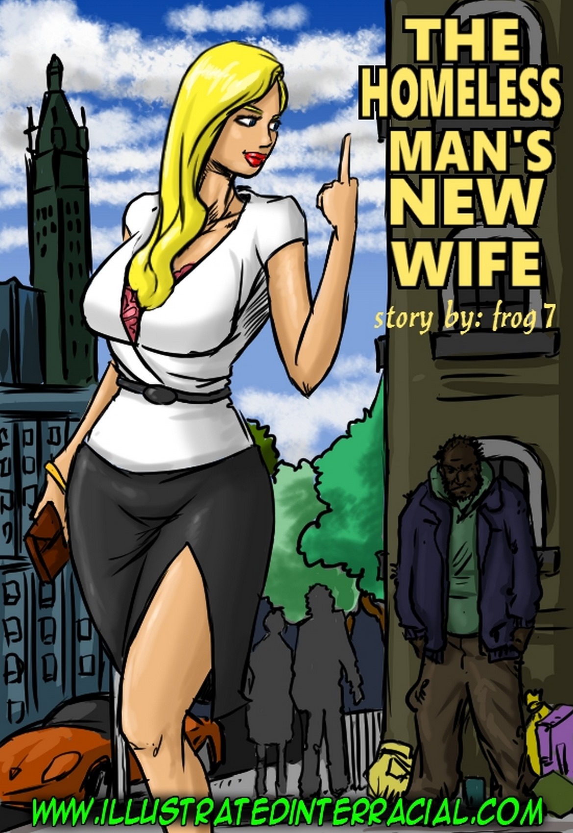 illustratedinterracial â€“ Homeless Man's New Wife | Porn Comics