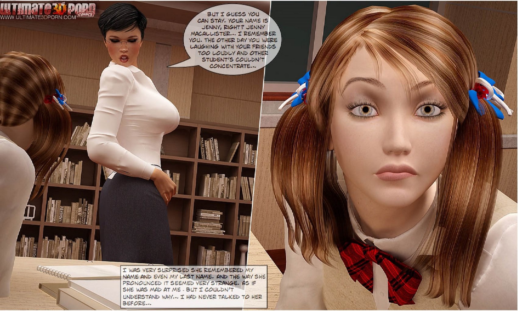 1700px x 1020px - Ultimate3DPorn â€“ The Hotkiss Boarding School - Part 2 | Porn Comics