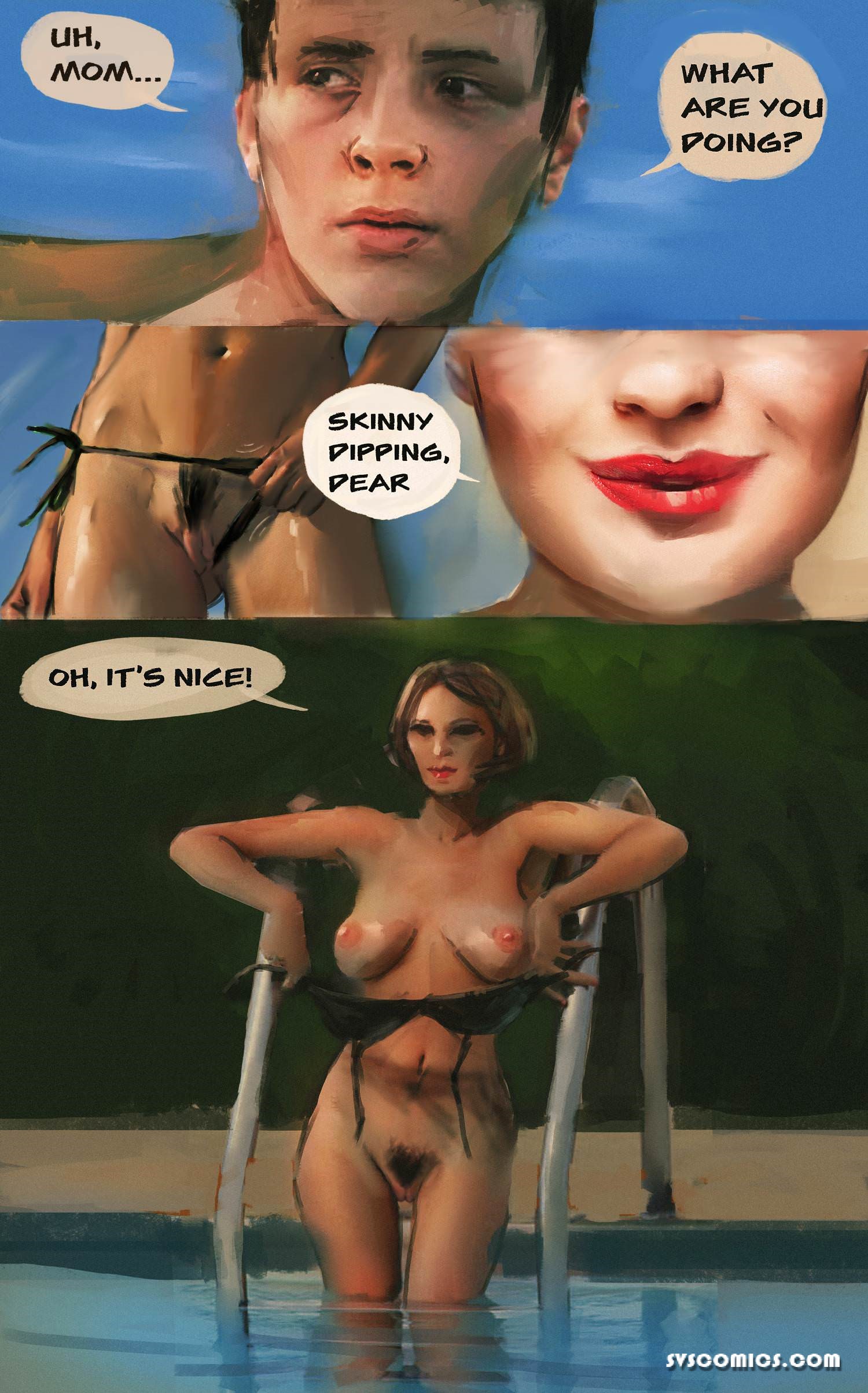 LostPhynotype5 - Hot Summer Day With Mom | Porn Comics