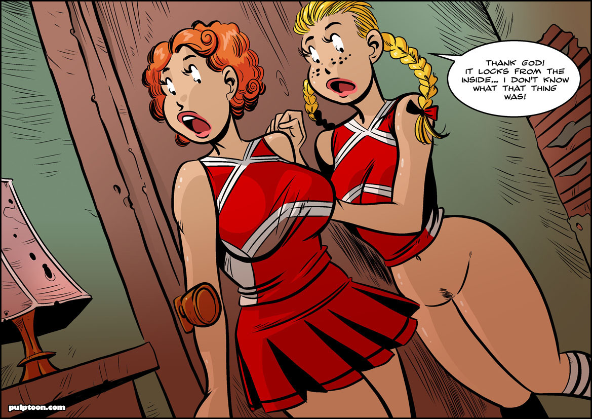 Continued - Cheerleaders in Trouble Porn Comics.