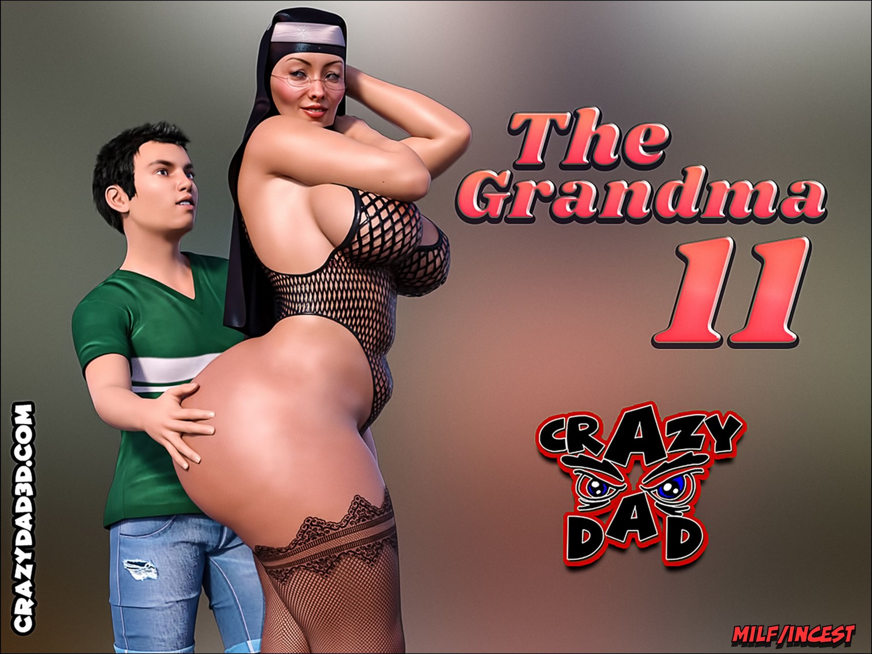CrazyDad3D - The Grandma 11 | Porn Comics