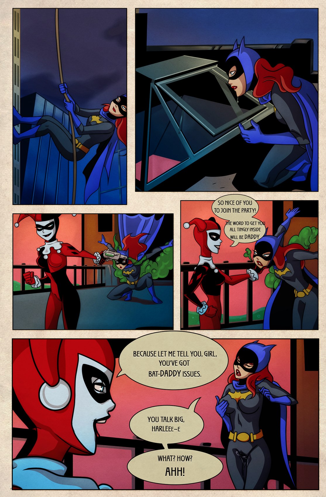 1115px x 1700px - Elmrtev - Harley Tricks (Batman) | Porn Comics