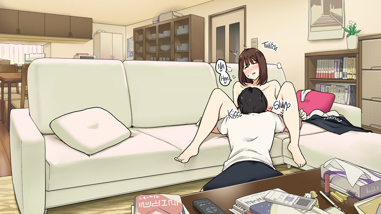 Sex on the Living Room Sofa - Wakamatsu Porn Comics.