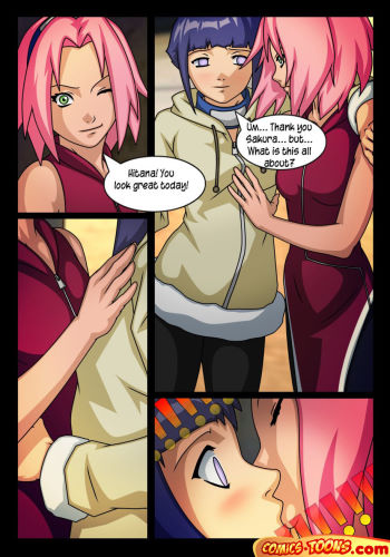 [Comics-Toons] Threesome With Hinata and Sakura