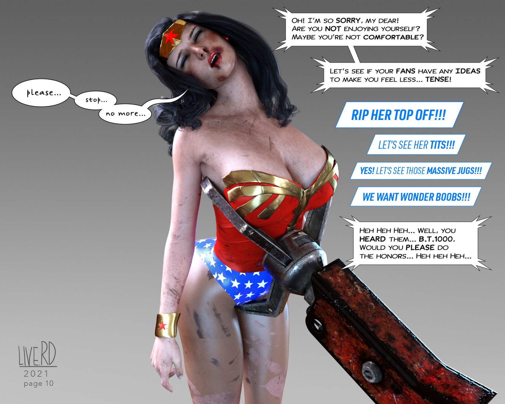 1701px x 1361px - Wonder Woman vs Battle Titana 4 - Live.RD | Porn Comics
