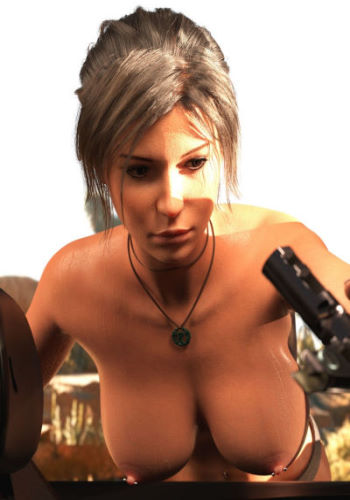 Lara preparing for a day at the range by Ajax3D