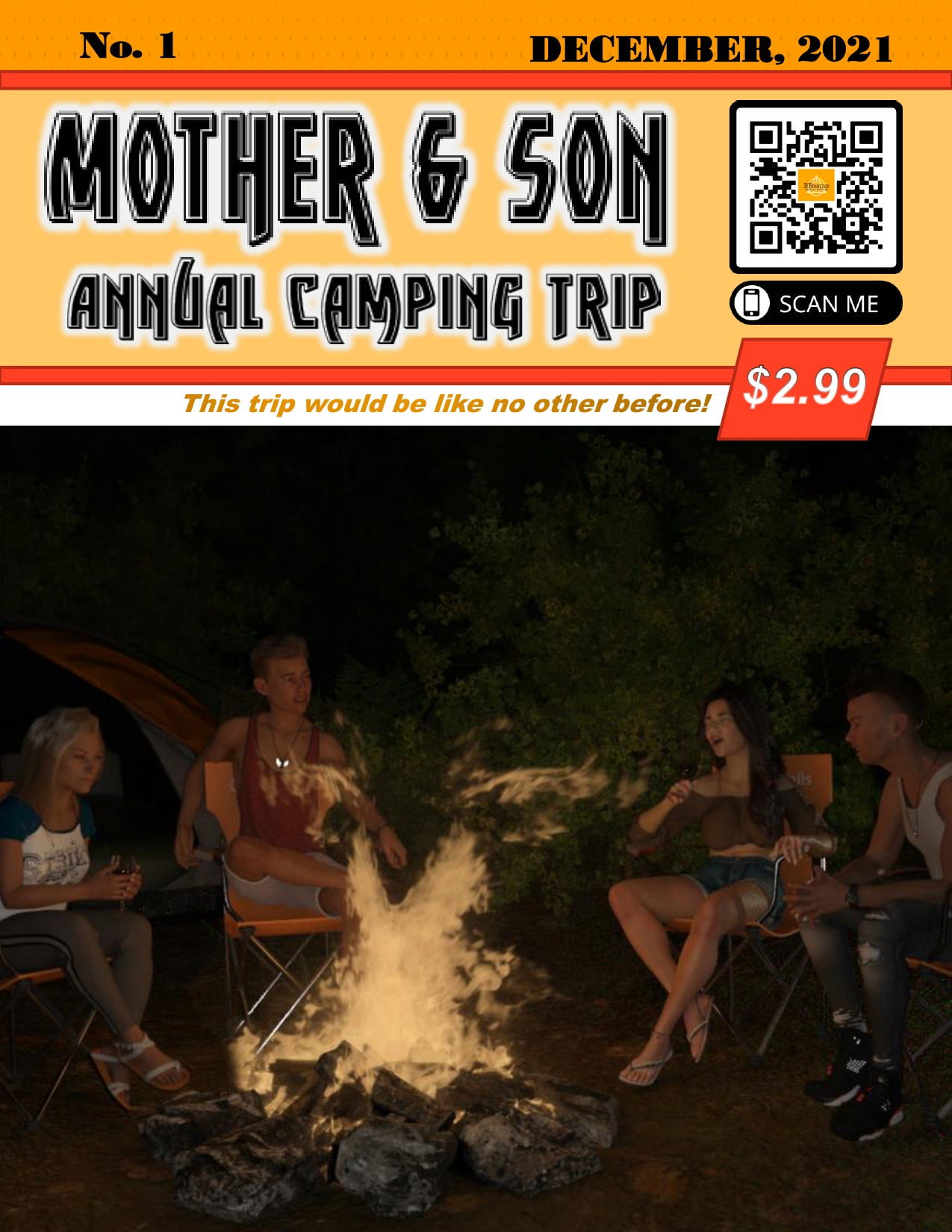 Camping Porn Captions Huge - Mother & Son Annual Camping Trip [BBeane] | Porn Comics