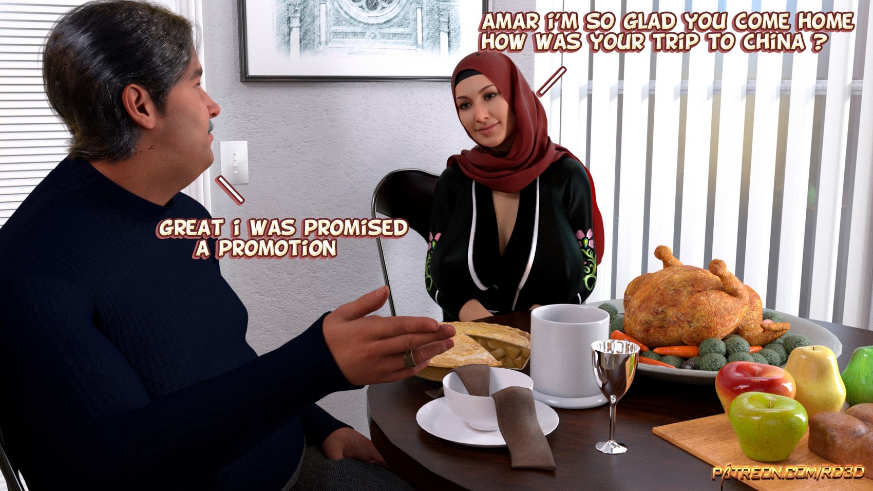 Hijab Cartoon Incest Porn - Real-Deal 3D - Lust Predators-Hijab Amateurs 1 | Porn Comics