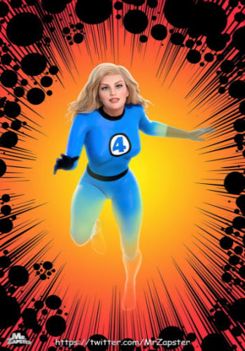 MrZapster – Sue Richards- Invisible Woman