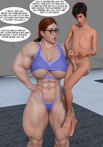 3d Comics Aunt Huge Tits - Slave - My Muscular Aunt | Porn Comics