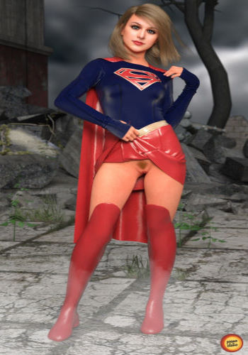 ProneToClone – Supergirl Melissa Benoist & Superman