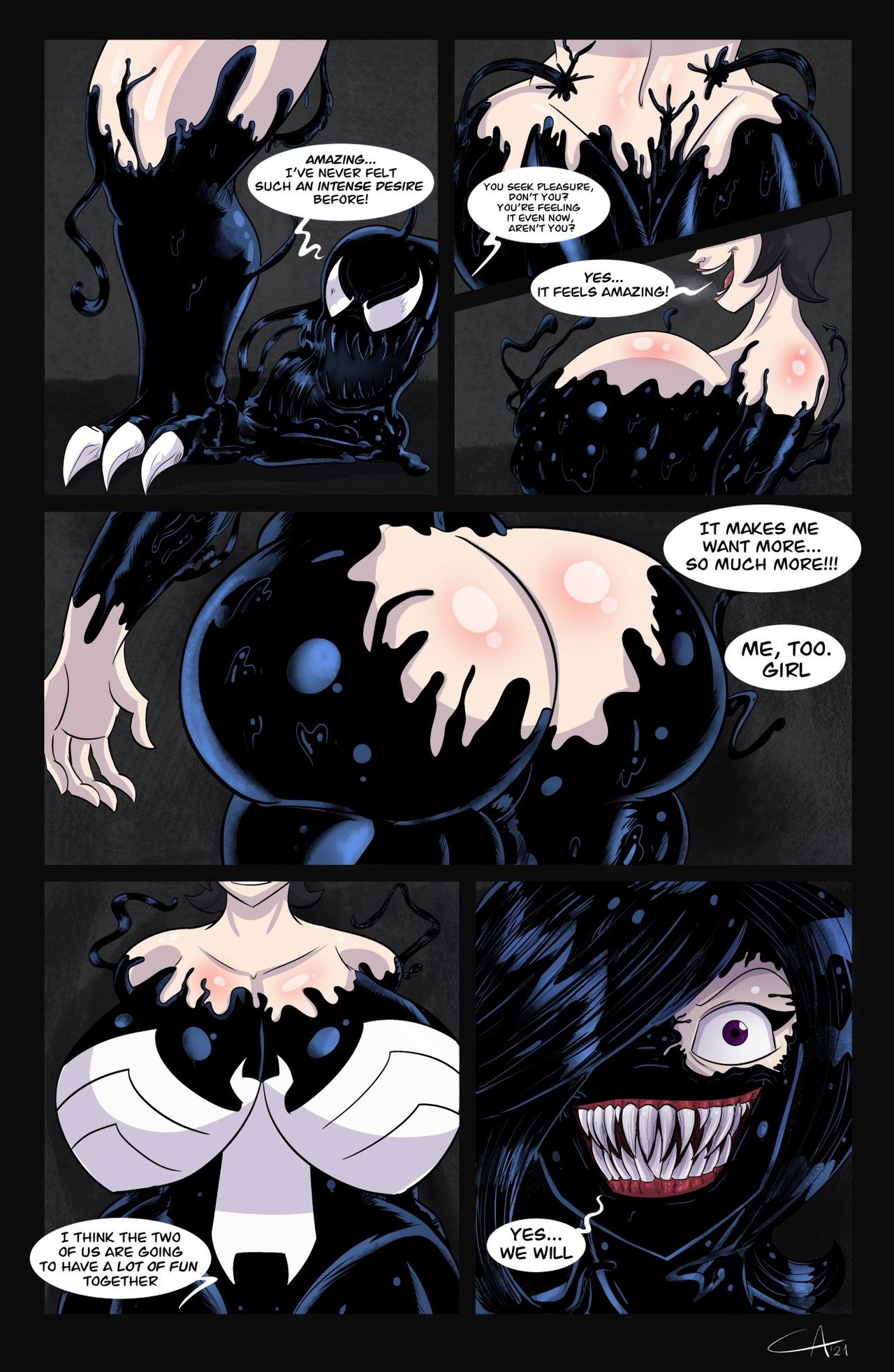 Venom comics porn